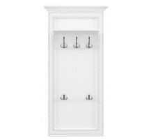 Настенная вешалка для одежды Тиффани L крем вудлайн с полкой