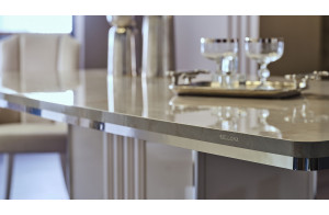 Обеденный стол с тумбой Gravita (Гравита) GRAV-14T слоновая кость