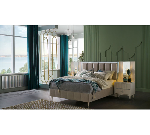 Кровать Gravita (Гравита) GRAV-26 слоновая кость Кровать Gravita (Гравита) GRAV-26 слоновая кость