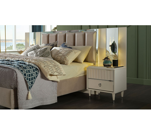 Кровать Gravita (Гравита) GRAV-26 слоновая кость Кровать Gravita (Гравита) GRAV-26 слоновая кость