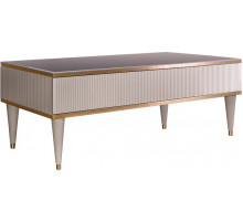 Стол журнальный с выдвижным ящиком Rimini Solo РМСТ-2 (s)(слоновая кость)