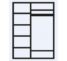 Трехстворчатый шкаф для одежды Амели АМШ2/3 (дуб)