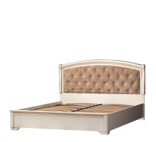 Кровать двуспальная 1600 Парма кремовый белый 805 Кровать двуспальная 1600 Парма кремовый белый 805